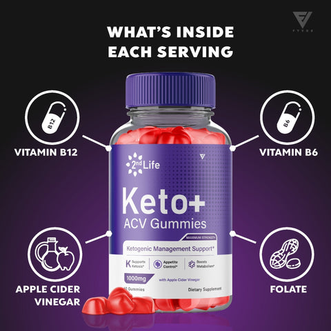 2nd Life Keto + ACV Gummies