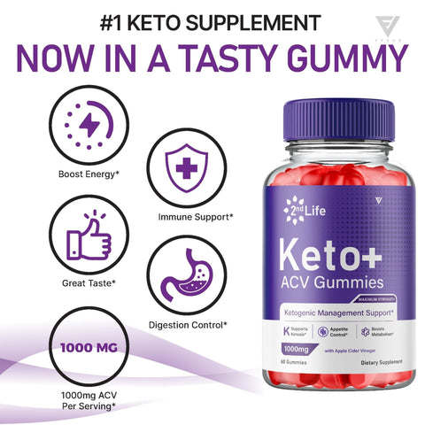 2nd Life Keto + ACV Gummies