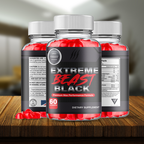 Extreme Beast Black Gummies
