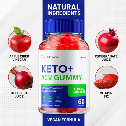 Trim Keto Tonic ACV Gummies