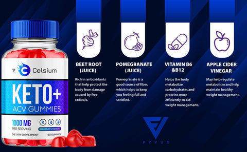 Celsium Keto ACV Gummies