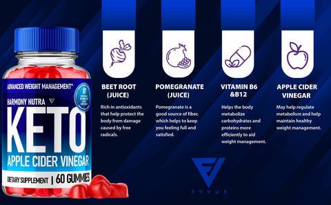 Harmony Nutra - Keto ACV Gummies