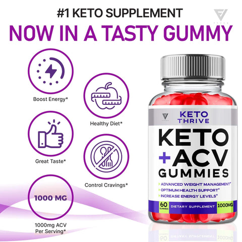 Keto Thrive - Keto ACV Gummies