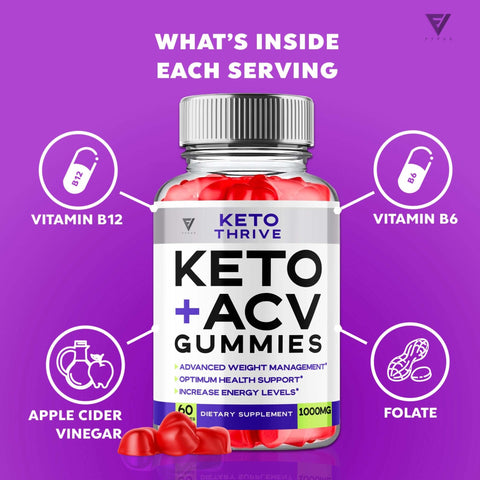 Keto Thrive - Keto ACV Gummies