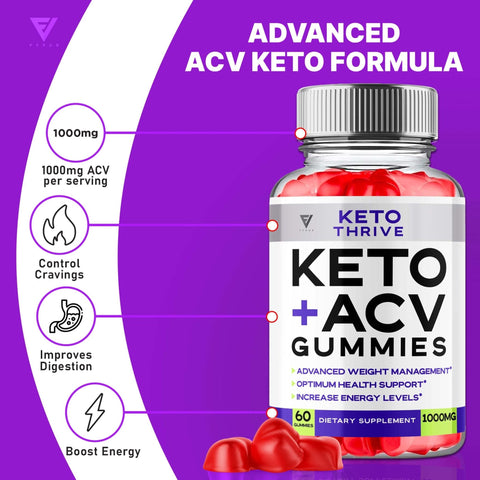 Keto Thrive - Keto ACV Gummies