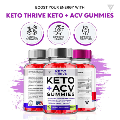 Keto Thrive - Keto ACV Gummies
