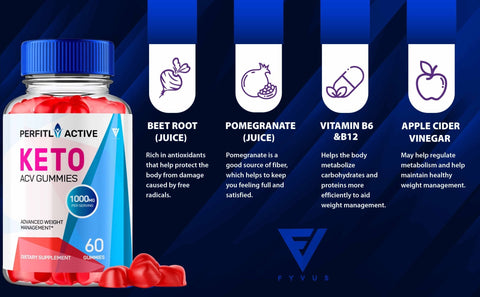 Perfitly Active - Keto ACV Gummies