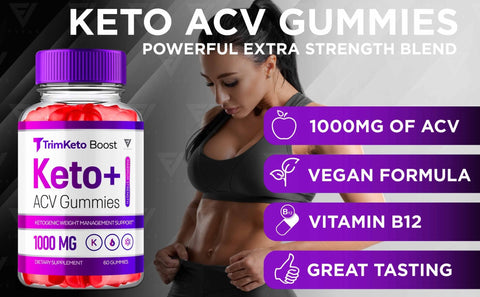 TrimKeto Boost - Keto ACV Gummies