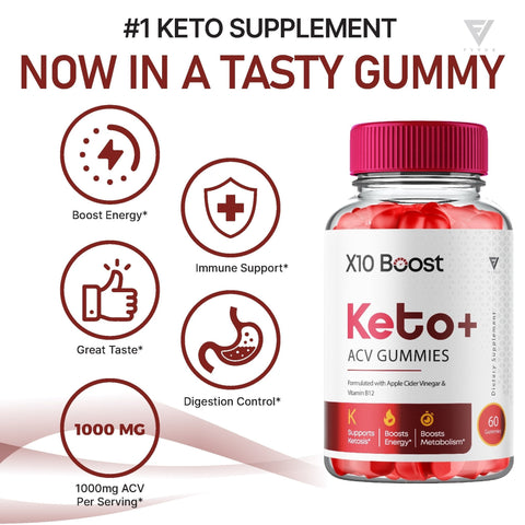 X10 Boost - Keto ACV Gummies