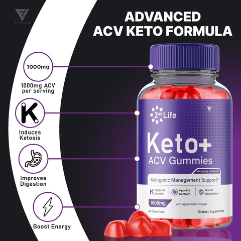2nd Life Keto + ACV Gummies