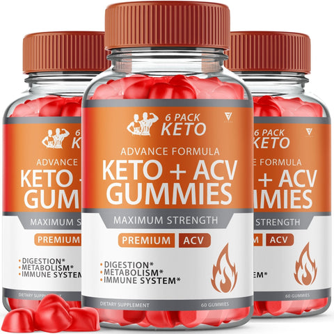 6 Pack Keto + ACV Gummies