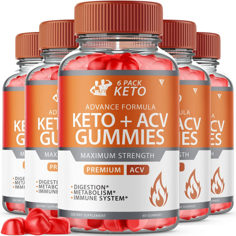 6 Pack Keto + ACV Gummies