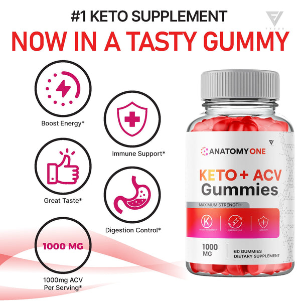 Anatomy One Keto + ACV Gummies