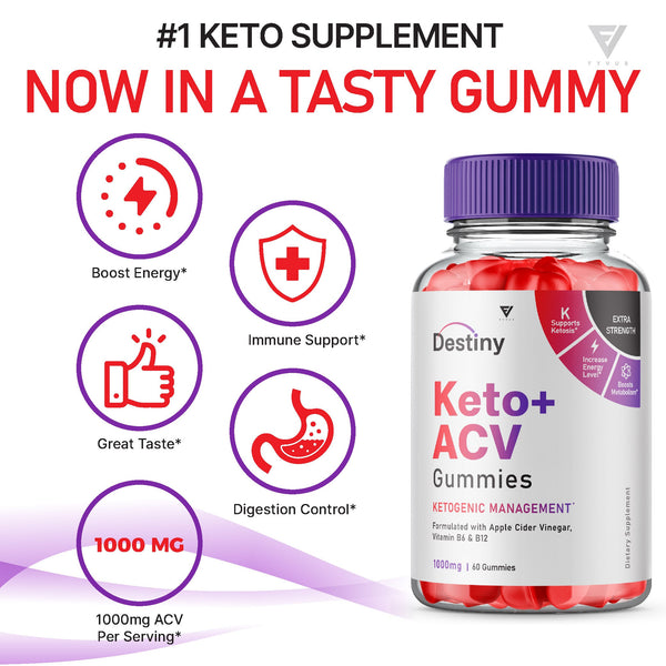 Destiny - Keto ACV Gummies