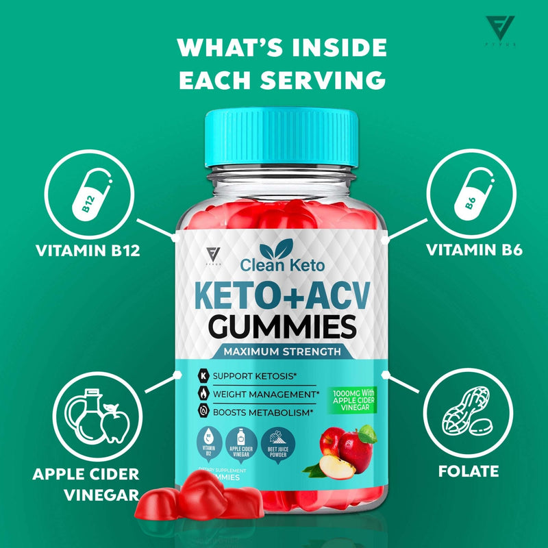 Clean Keto - Keto ACV Gummies