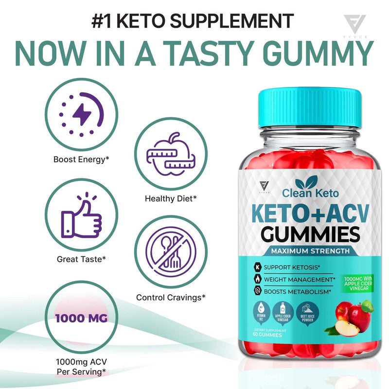 Clean Keto - Keto ACV Gummies