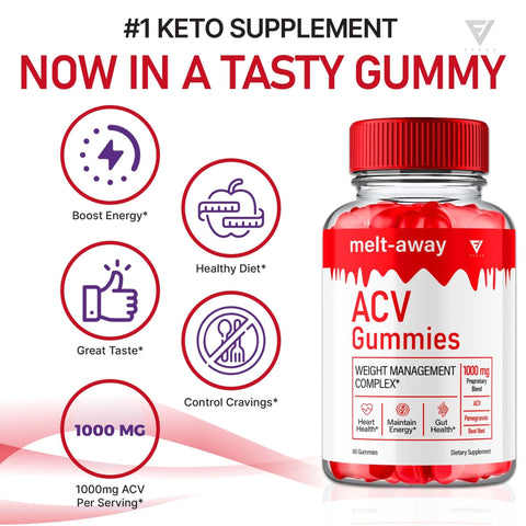 Melt-Away - Keto ACV Gummies