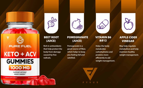 Pure Fuel - Keto ACV Gummies